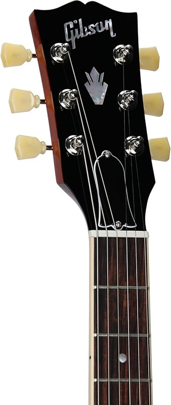 Gibson ES-335 Electric Guitar (with Case), Watermelon, Serial Number 225340075, Headstock Left Front