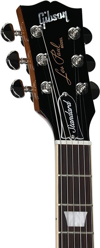 Gibson Les Paul Standard 60s Custom Color Electric Guitar, Figured Top (with Case), Transparent Fuchsia, Serial Number 225530343, Headstock Left Front