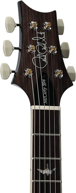 PRS Paul Reed Smith McCarty 594 Electric Guitar (with Case), Charcoal Burst, Serial Number 0394390, Headstock Left Front
