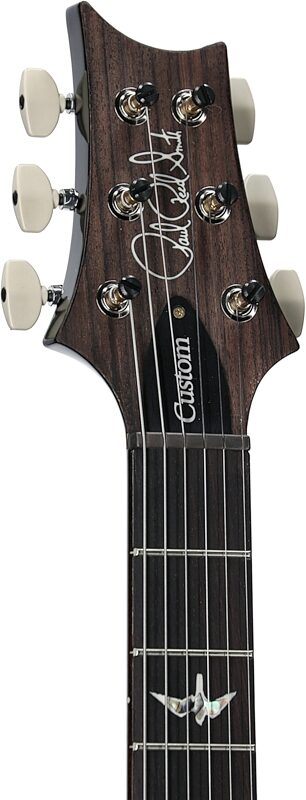 PRS Paul Reed Smith Custom 24 Pattern Thin 10-Top Electric Guitar (with Case), Fire Smokeburst, Serial Number 0395677, Headstock Left Front