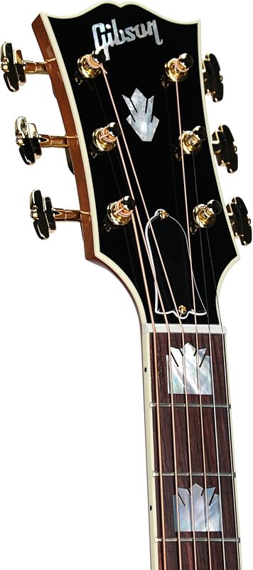 Gibson SJ-200 Standard Rosewood Jumbo Acoustic-Electric Guitar (with Case), Rosewood Burst, Serial Number 23124017, Headstock Left Front