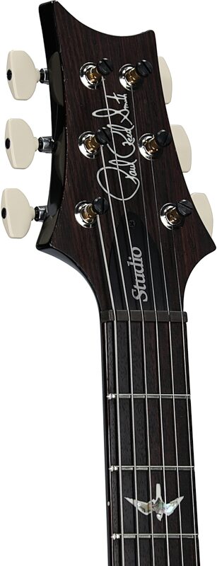 PRS Paul Reed Smith Studio Electric Guitar (with Case), Black Gold Burst, Serial Number 0392953, Headstock Left Front
