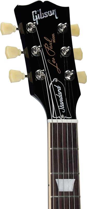 Gibson Les Paul Standard 50s Custom Color Electric Guitar, Figured Top (with Case), Blueberry Burst, Serial Number 224830310, Headstock Left Front