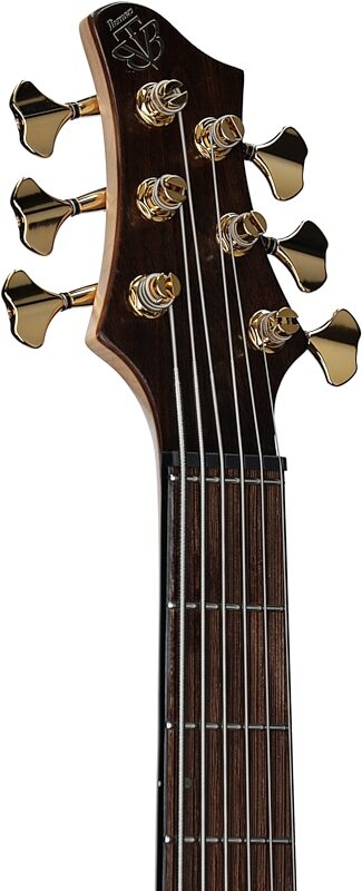 Ibanez BTB1836 Premium Electric Bass, 6-String (with Gig Bag), Natural Shadow, Serial Number 241010036, Headstock Left Front