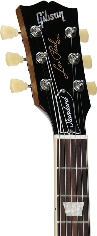 Gibson Les Paul Standard 50s Custom Color Electric Guitar, Figured Top (with Case), Transparent Fuchsia, Serial Number 227030200, Headstock Left Front