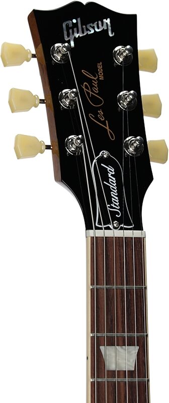 Gibson Les Paul Standard 50s Custom Color Electric Guitar, Figured Top (with Case), Transparent Fuchsia, Serial Number 227630331, Headstock Left Front
