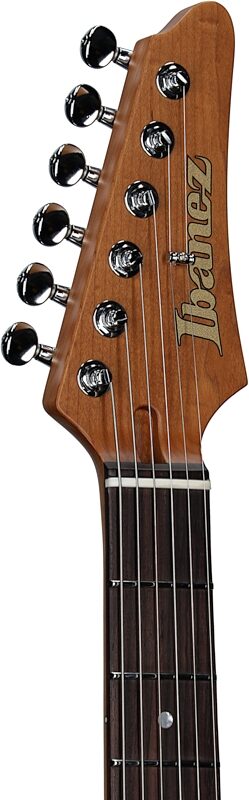 Ibanez AZ2204N Prestige Electric Guitar (with Case), Prussian Blue Metal, Serial Number 210002F2503271, Headstock Left Front