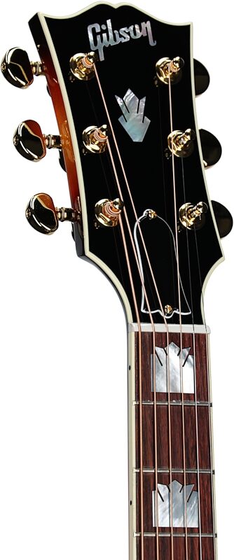 Gibson SJ-200 Standard Maple Jumbo Acoustic-Electric Guitar (with Case), Tri-Burst, Serial Number 20085063, Headstock Left Front
