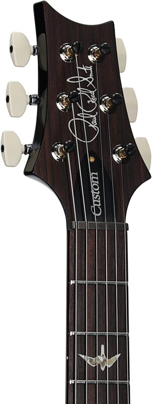 PRS Paul Reed Smith Custom 24-08 10-Top Pattern Thin Electric Guitar (with Case), Fire Smokeburst, Serial Number 0391795, Headstock Left Front