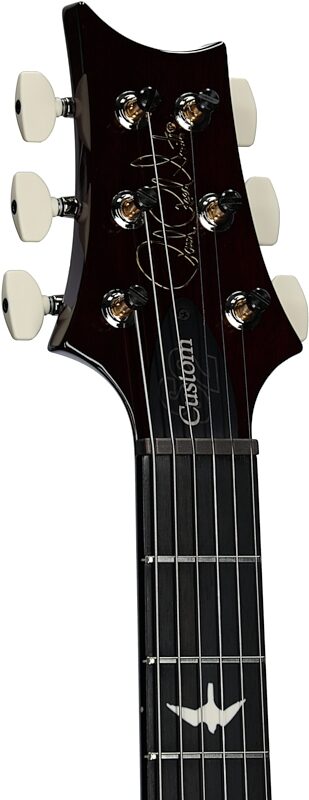 PRS Paul Reed Smith S2 Custom 24 Quilt Electric Guitar (with Gig Bag), Gray Black Purple Burst, Serial Number S2080429, Headstock Left Front