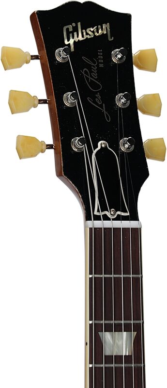 Gibson Limited Edition Custom Shop 1955 NAMM Les Paul Electric Guitar (with Case), Nugget Gold, Serial Number 55166, Headstock Left Front