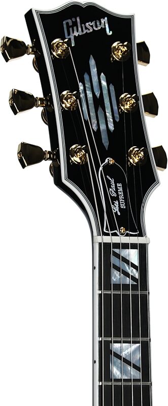 Gibson Les Paul Supreme AAA Figured Electric Guitar (with Case), Fireburst, Serial Number 231640121, Headstock Left Front