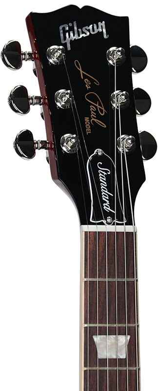 Gibson Les Paul Standard '60s Electric Guitar, Left-Handed (with Case), Bourbon Burst, Serial Number 202250135, Headstock Left Front