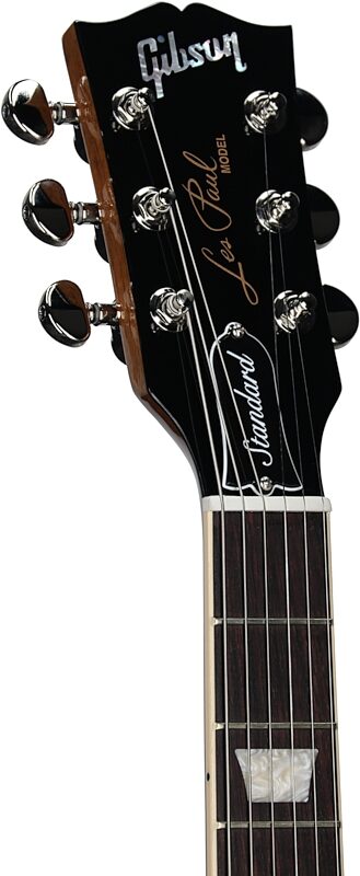 Gibson Les Paul Standard 60s Custom Color Electric Guitar, Figured Top (with Case), Honey Amber, Serial Number 203050234, Headstock Left Front