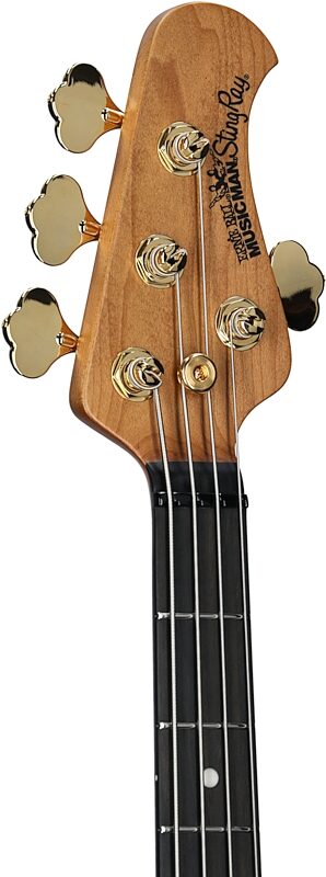 Ernie Ball Music Man StingRay Special Electric Bass (with Case), Cherry Punch, Serial Number K05674, Headstock Left Front