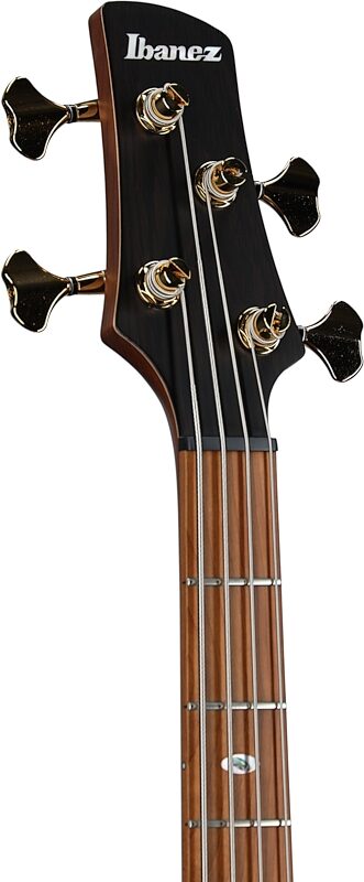 Ibanez SR4500 Prestige Electric Bass (with Case), Desert Sunset Burst, Serial Number 210001F2506187, Headstock Left Front