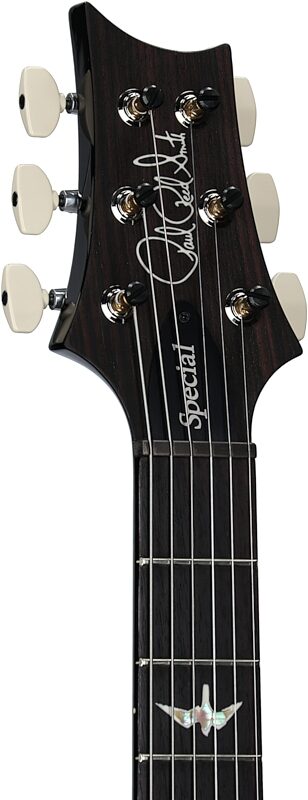 PRS Paul Reed Smith Special Semi-Hollowbody Electric Guitar (with Case), Charcoal Wraparound Smoke, Serial Number 0401994, Headstock Left Front