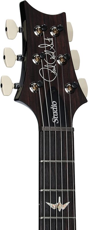 PRS Paul Reed Smith Studio Electric Guitar (with Case), Charcoal Burst, Serial Number 0401479, Headstock Left Front