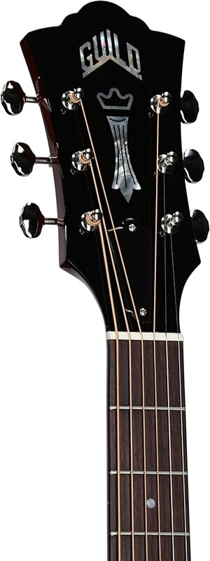 Guild F-40 Traditional Jumbo Acoustic Guitar (with Case), Antique Sunburst, Serial Number US250189, Headstock Left Front