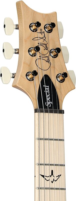 PRS Paul Reed Smith Swamp Ash Special Maple Electric Guitar (with Gig Bag), Black Doghair, Serial Number 0404781, Headstock Left Front
