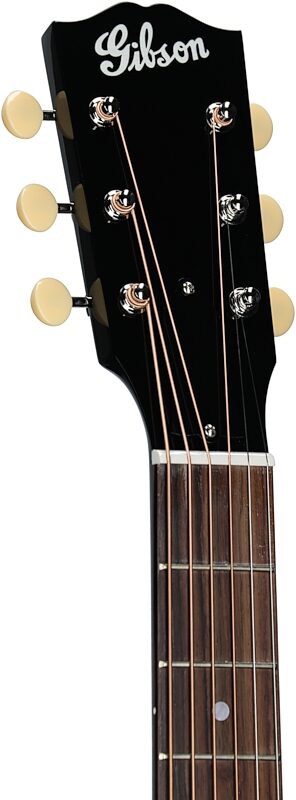 Gibson L-00 Original Acoustic-Electric Guitar (with Case), Ebony, Serial Number 20555079, Headstock Left Front