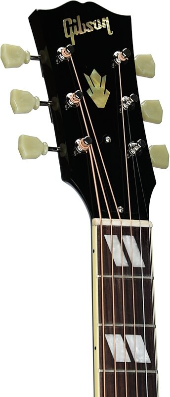 Gibson Nathaniel Rateliff LG-2 Western Acoustic-Electric Guitar (with Case), Vintage Sunburst, Serial Number 20365071, Headstock Left Front