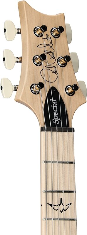 PRS Paul Reed Smith Swamp Ash Special Maple Electric Guitar (with Gig Bag), Scarlet Smokeburst, Serial Number 0404067, Headstock Left Front