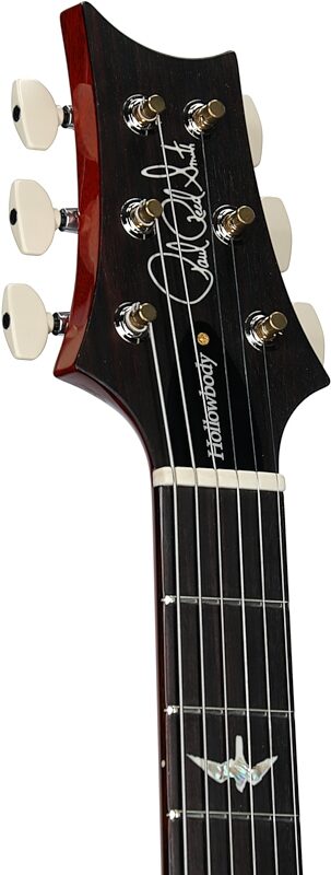 PRS Paul Reed Smith Hollowbody II 10-Top Electric Guitar (with Case), McCarty Sunburst, Serial Number 0396065, Headstock Left Front
