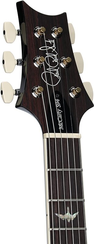 PRS Paul Reed Smith McCarty 594 Electric Guitar (with Case), Faded Blue Jean Wraparound Smoke, Serial Number 0403875, Headstock Left Front