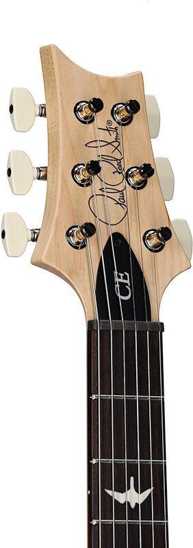 PRS Paul Reed Smith CE 24 Semi-Hollowbody Electric Guitar (with Gig Bag), Carroll Blue, Serial Number 0405342, Headstock Left Front