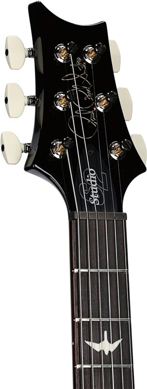 PRS Paul Reed Smith S2 Studio Electric Guitar, Black Amber, Serial Number S2080979, Headstock Left Front