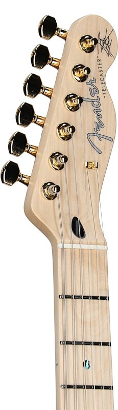 Fender Richie Kotzen Telecaster Electric Guitar (Maple Fingerboard), Brown Sunburst, Serial Number JD24029222, Headstock Left Front