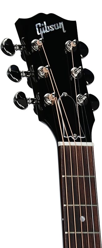 Gibson J-45 Standard Acoustic-Electric Guitar (with Case), Vintage Sunburst, Serial Number 21255106, Headstock Left Front
