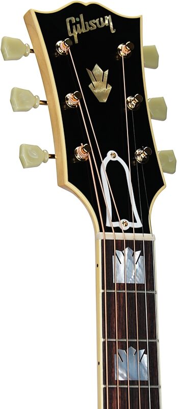 Gibson Custom Shop 1957 SJ-200 Jumbo Reissue Acoustic Guitar (with Case), Antique Natural, Serial Number 21315006, Headstock Left Front