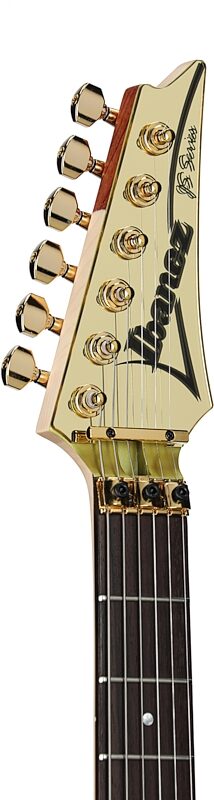 Ibanez JS1GD Joe Satriani Signature Electric Guitar (with Case), Goldboy, Serial Number 210001F2503707, Headstock Left Front