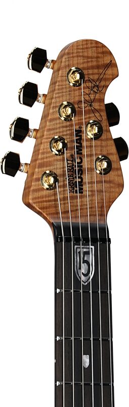 Ernie Ball Music Man JP15 BFR Electric Guitar (with Case), Toxic Sludge, Serial Number G91718, Headstock Left Front