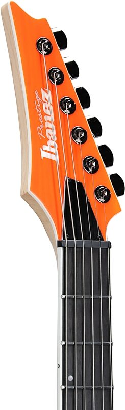 Ibanez RGR5221 Prestige Electric Guitar (with Case), Transparent Fluorescent Orange, Serial Number 210002F2513175, Headstock Left Front
