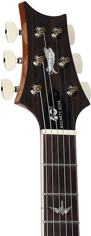 PRS Paul Reed Smith 40th Anniversary McCarty SC56 Limited Edition Electric Guitar, Faded Blue Jean, Serial Number 0406560, Headstock Left Front