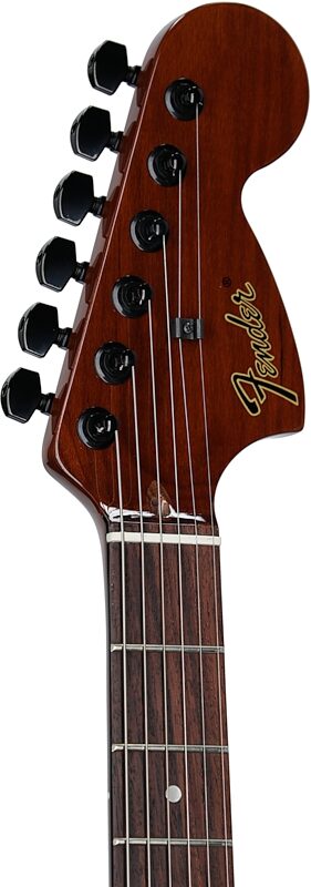Fender Tom DeLonge Starcaster Electric Guitar, Olympic White, Headstock Left Front