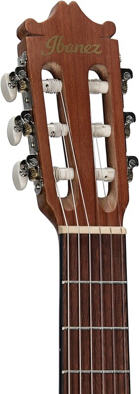 Ibanez GA3ECE Classical Acoustic-Electric Guitar, Open Pore Natural, Headstock Left Front