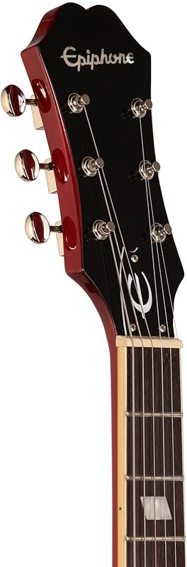 Epiphone Casino Coupe Electric Guitar, Cherry, Headstock Left Front