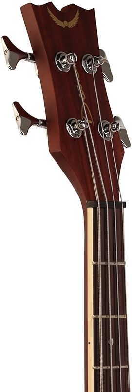 Dean EAB Acoustic-Electric Bass, Natural, Headstock Left Front