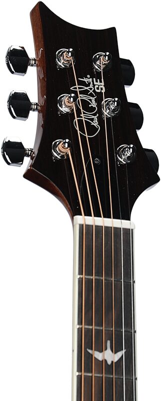 PRS Paul Reed Smith SE Angeles A40 Acoustic-Electric Guitar (with Case), Natural, Headstock Left Front