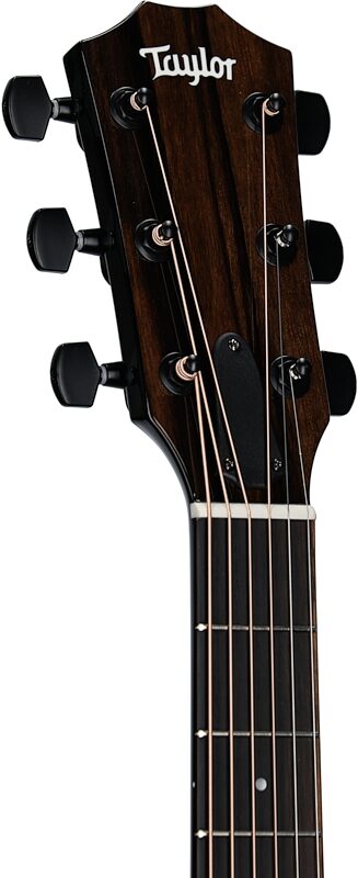 Taylor 214ce Plus Grand Auditorium Rosewood Acoustic-Electric Guitar (with Soft Case), Black, Headstock Left Front
