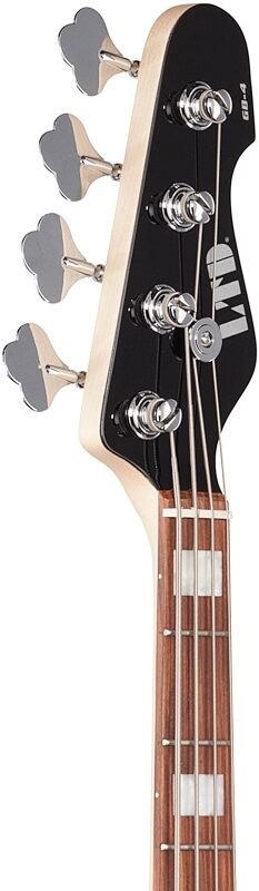ESP LTD GB-4 Electric Bass, Black, Headstock Left Front
