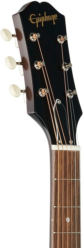 Epiphone J-45 EC Acoustic-Electric Guitar, Aged Vintage Sunburst Gloss, Blemished, Headstock Left Front