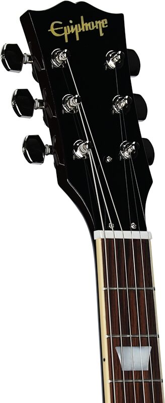 Epiphone Inspired by Gibson Custom Jeff Beck 1954 Les Paul Electric Guitar (with Case), Oxblood, Headstock Left Front