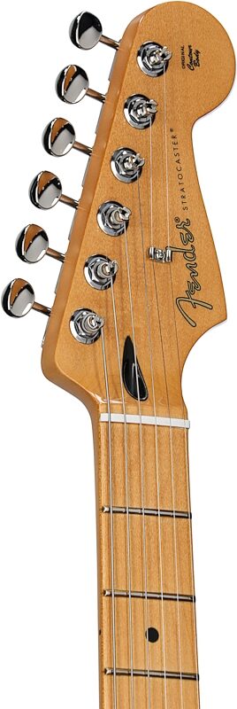Fender Player II Stratocaster Electric Guitar, with Maple Fingerboard, Hialeah Yellow, Headstock Left Front