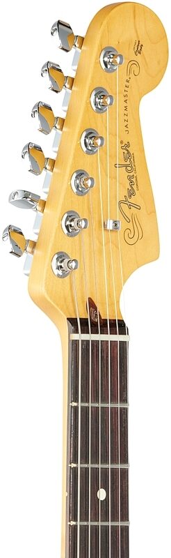Fender American Pro II Jazzmaster Electric Guitar, Rosewood Fingerboard (with Case), Dark Night, Headstock Left Front