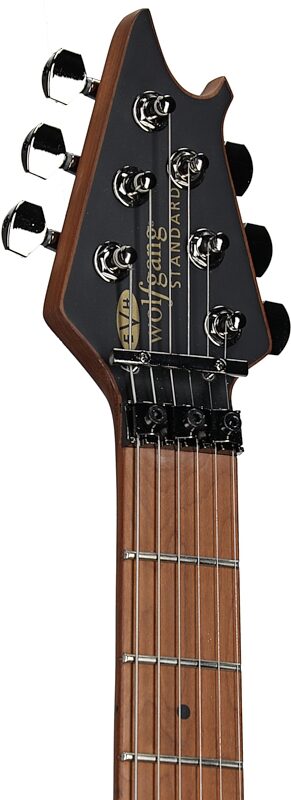 EVH Eddie Van Halen WG Wolfgang Standard Exotic Electric Guitar, with Maple Fingerboard, Poplar Burl Natural, USED, Blemished, Headstock Left Front